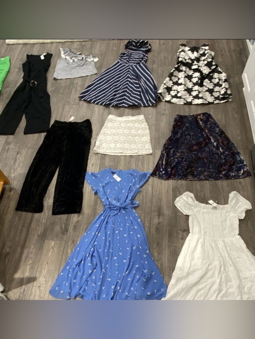 Lot Of 12 Pieces Of Clothing Size 2 Dresses Pants Jumpsuit Shirt Skirt NWT